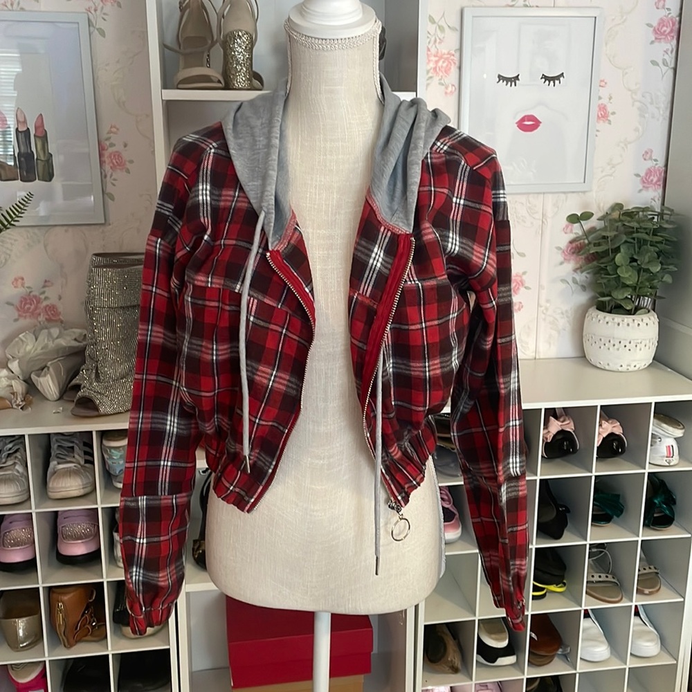 HYFVE cropped flannel
